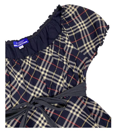 Burberry Blue Label Nova Check Milkmaid Top