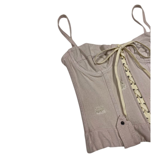 Dolce & Gabbana ITTIERRE Denim Utility Boned Corset