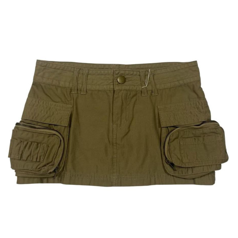 Titty Twister Low Rise Cargo Miniskirt
