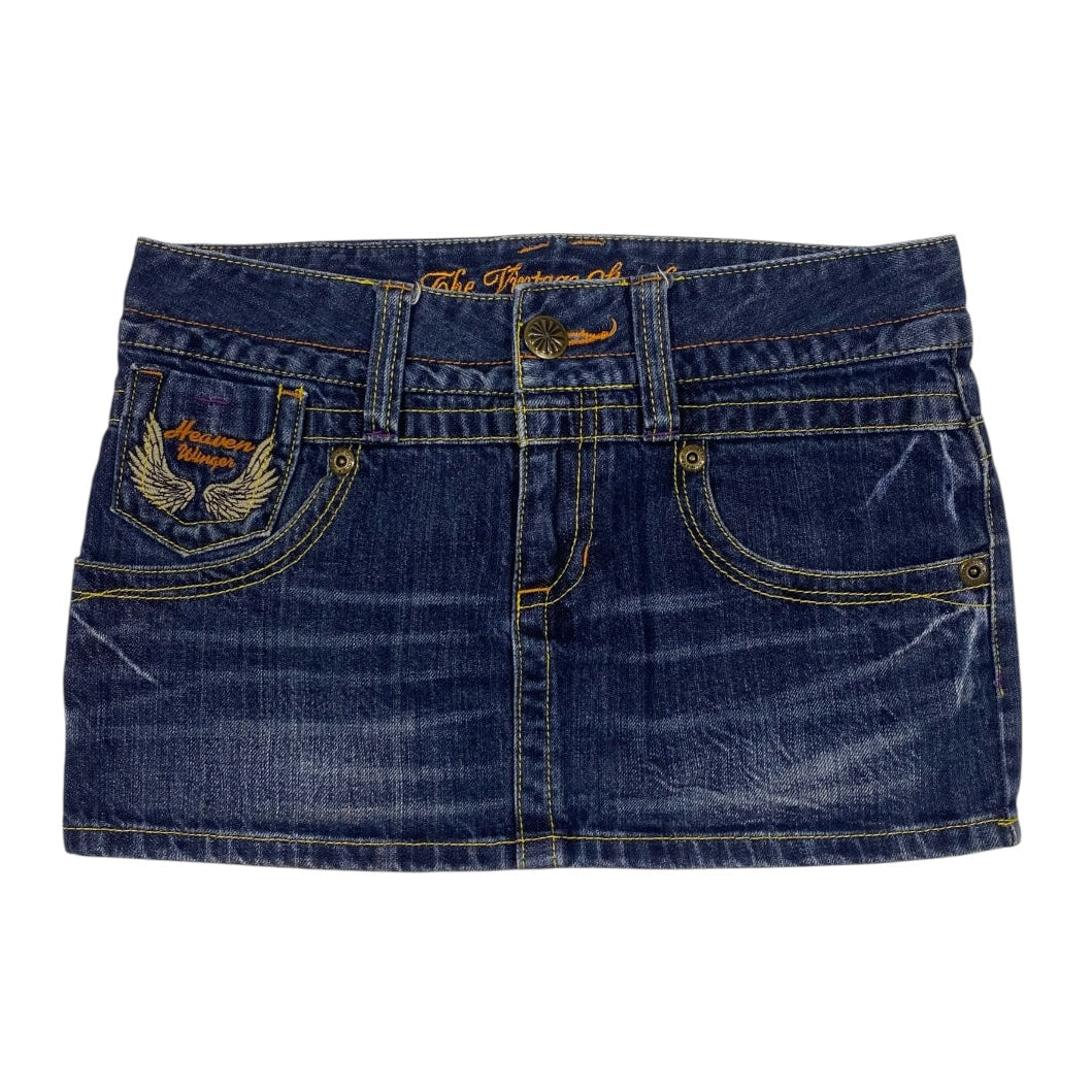 Sky Bomber Angel Wing Low Rise Micro Miniskirt