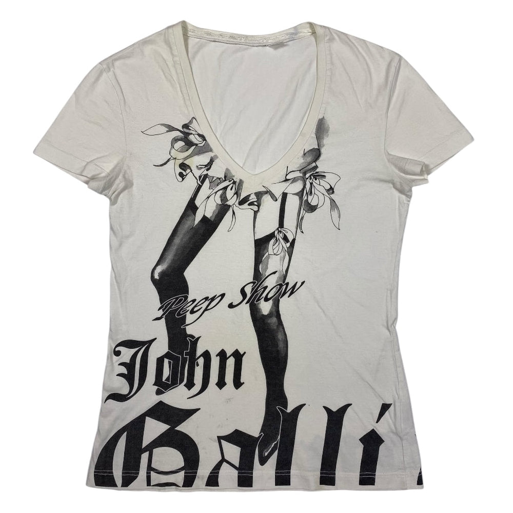 John Galliano SS05 Peep Show Graphic T-Shirt