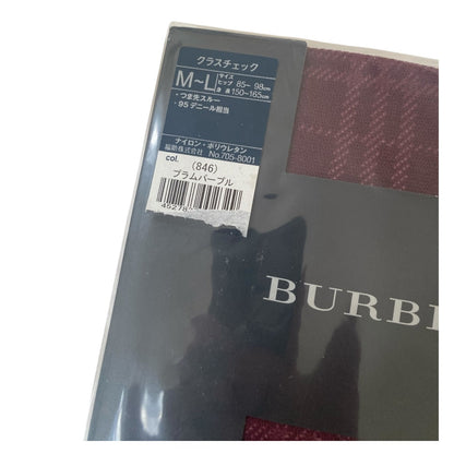 Burberry Plaid Patterned Tights