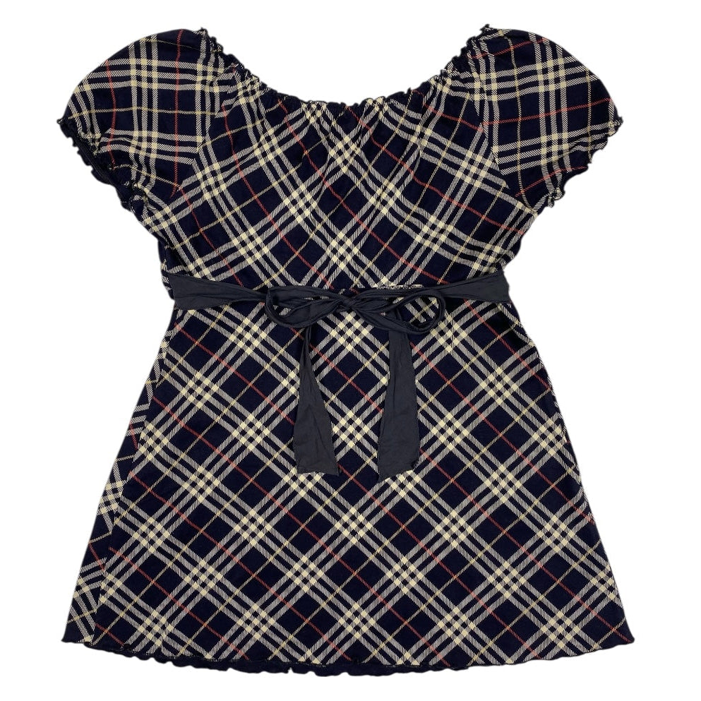 Burberry Blue Label Nova Check Milkmaid Top