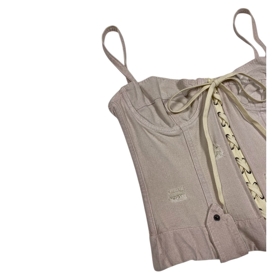 Dolce & Gabbana ITTIERRE Denim Utility Boned Corset