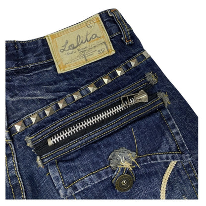 Lolita Jeans Studded Low Rise Bootcut Jeans