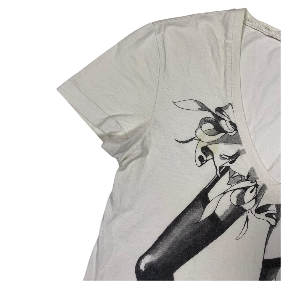 John Galliano SS05 Peep Show Graphic T-Shirt