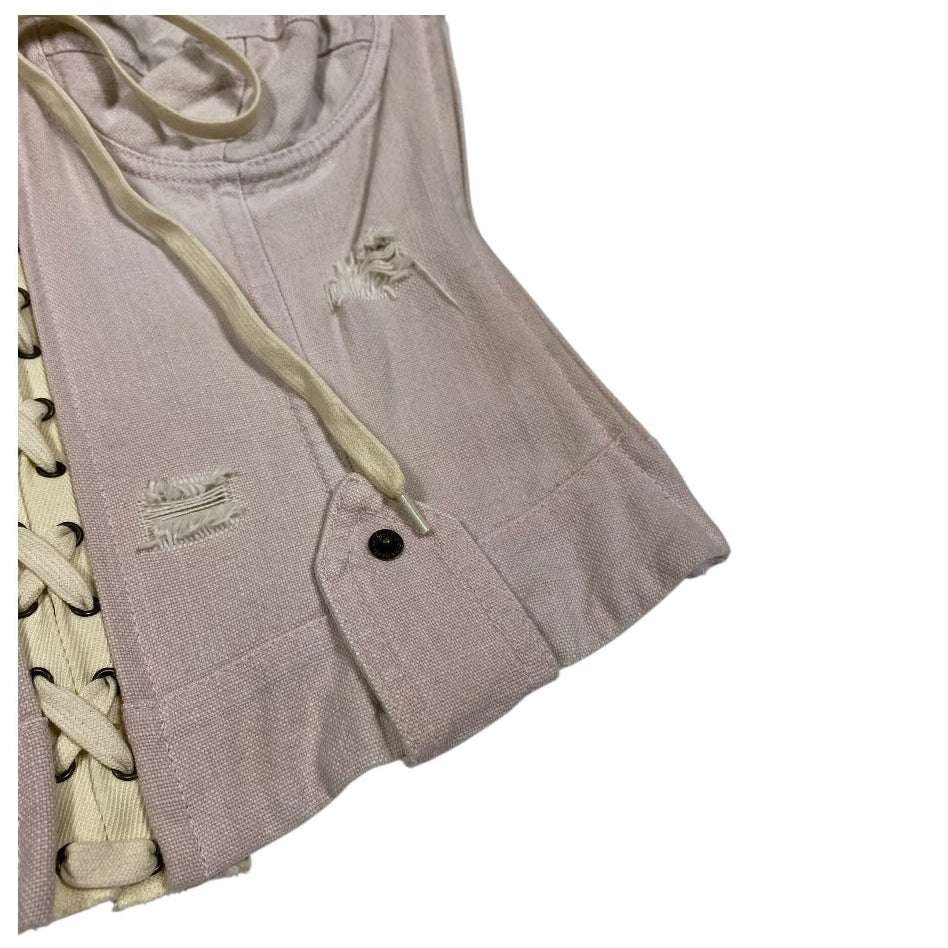 Dolce & Gabbana ITTIERRE Denim Utility Boned Corset