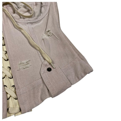 Dolce & Gabbana ITTIERRE Denim Utility Boned Corset