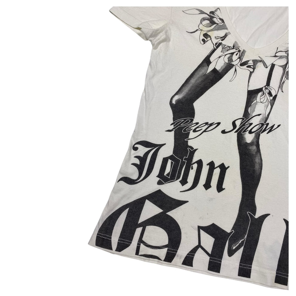 John Galliano SS05 Peep Show Graphic T-Shirt