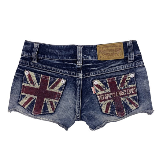 Original Jeans Union Jack Low Rise Denim Shorts