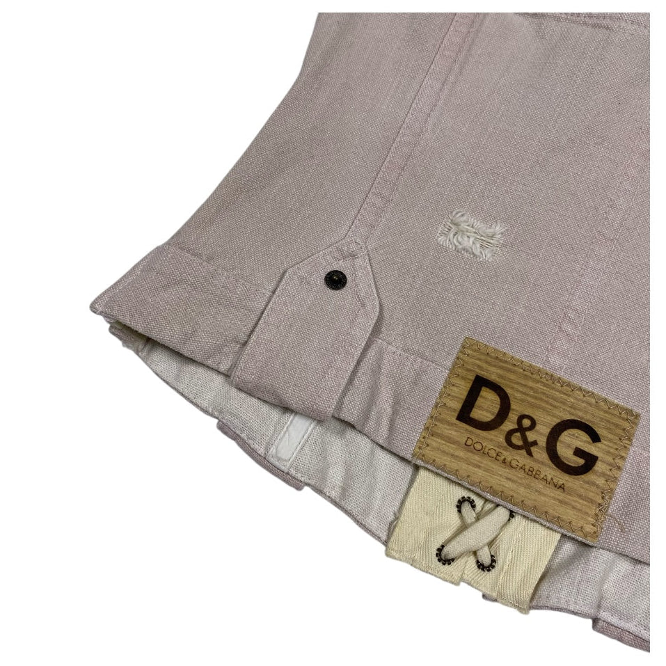 Dolce & Gabbana ITTIERRE Denim Utility Boned Corset