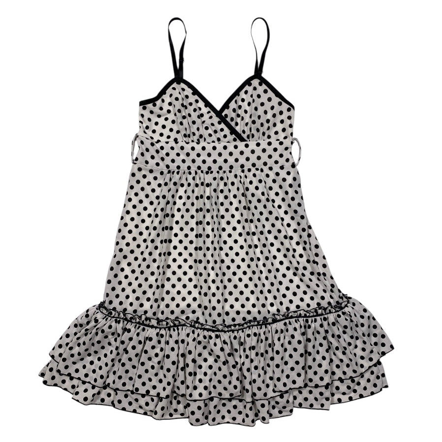 Cecil Mcbee Polka Dot Ruffle Midi Dress