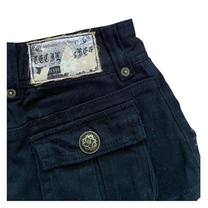 Cecil Mcbee Cargo Low Rise Miniskirt Shorts
