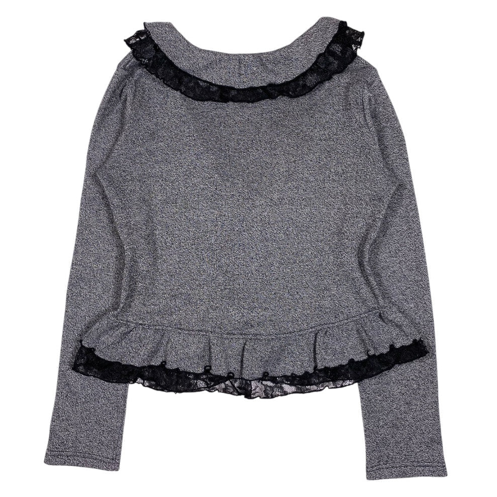 Healthy Karen Milkmaid Top & Ruffle Cardigan Set