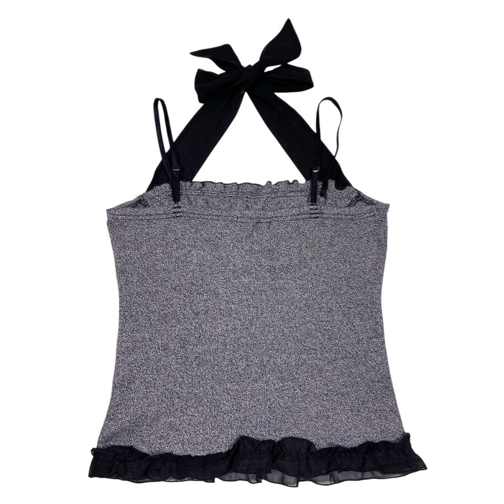 Healthy Karen Milkmaid Top & Ruffle Cardigan Set