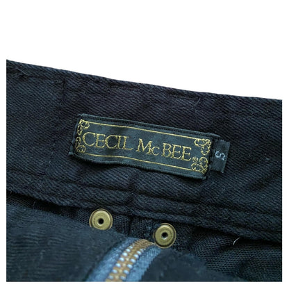 Cecil Mcbee Cargo Low Rise Miniskirt Shorts
