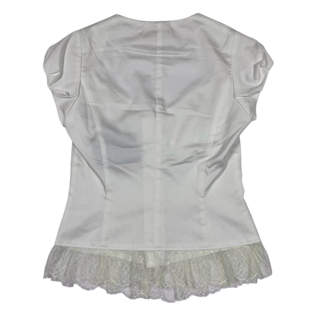 Double Standard Lace Bustier Milkmaid Top