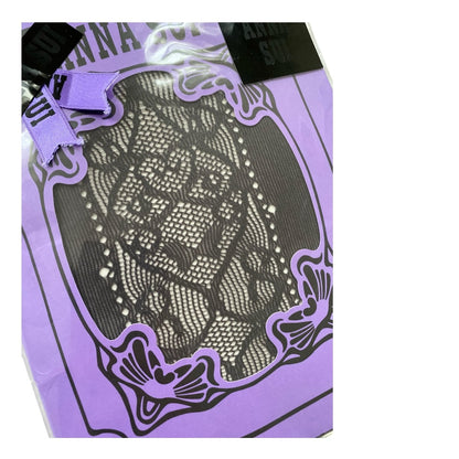 Anna Sui Baroque Lace Patterned Tights