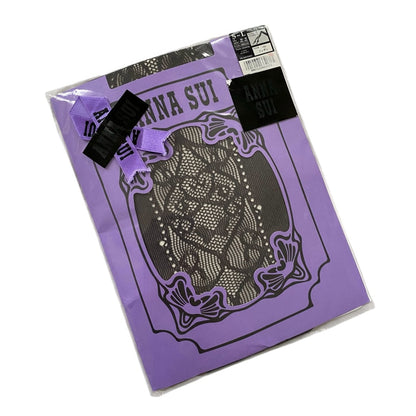 Anna Sui Baroque Lace Patterned Tights