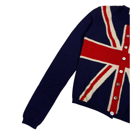 Grace Union Jack Wool Cardigan Sweater
