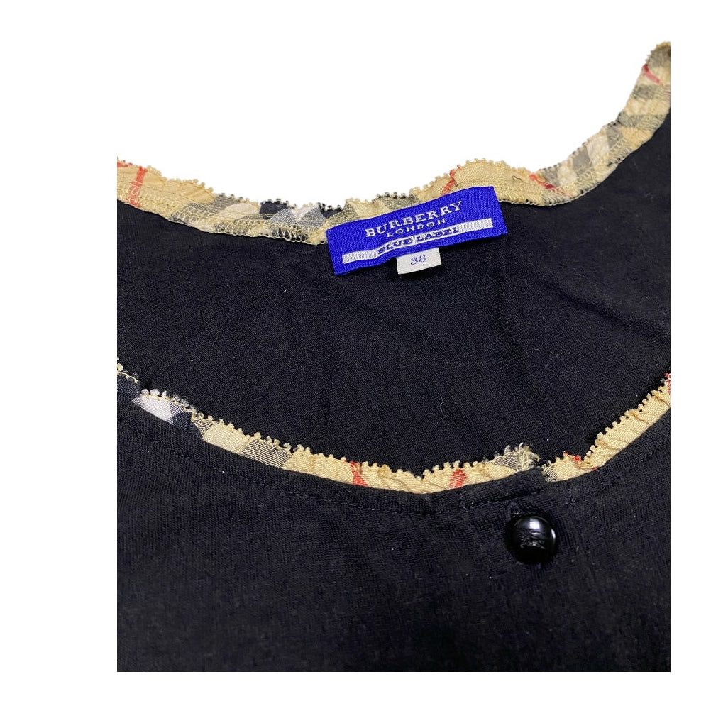 Burberry Blue Label Black Milkmaid Top